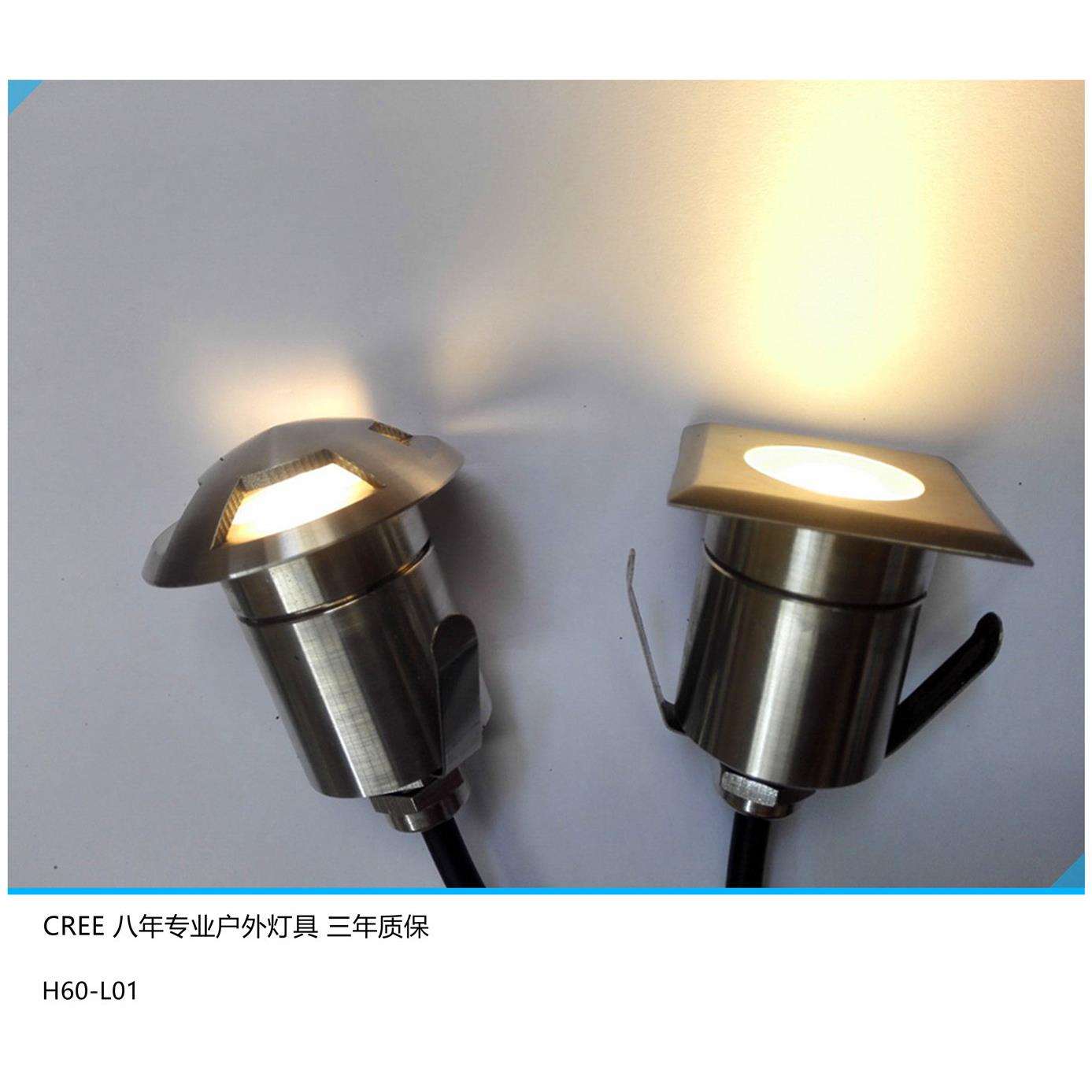 10工厂IP68船上甲板埋地灯 led全不锈钢木板小地埋灯方型户外地灯