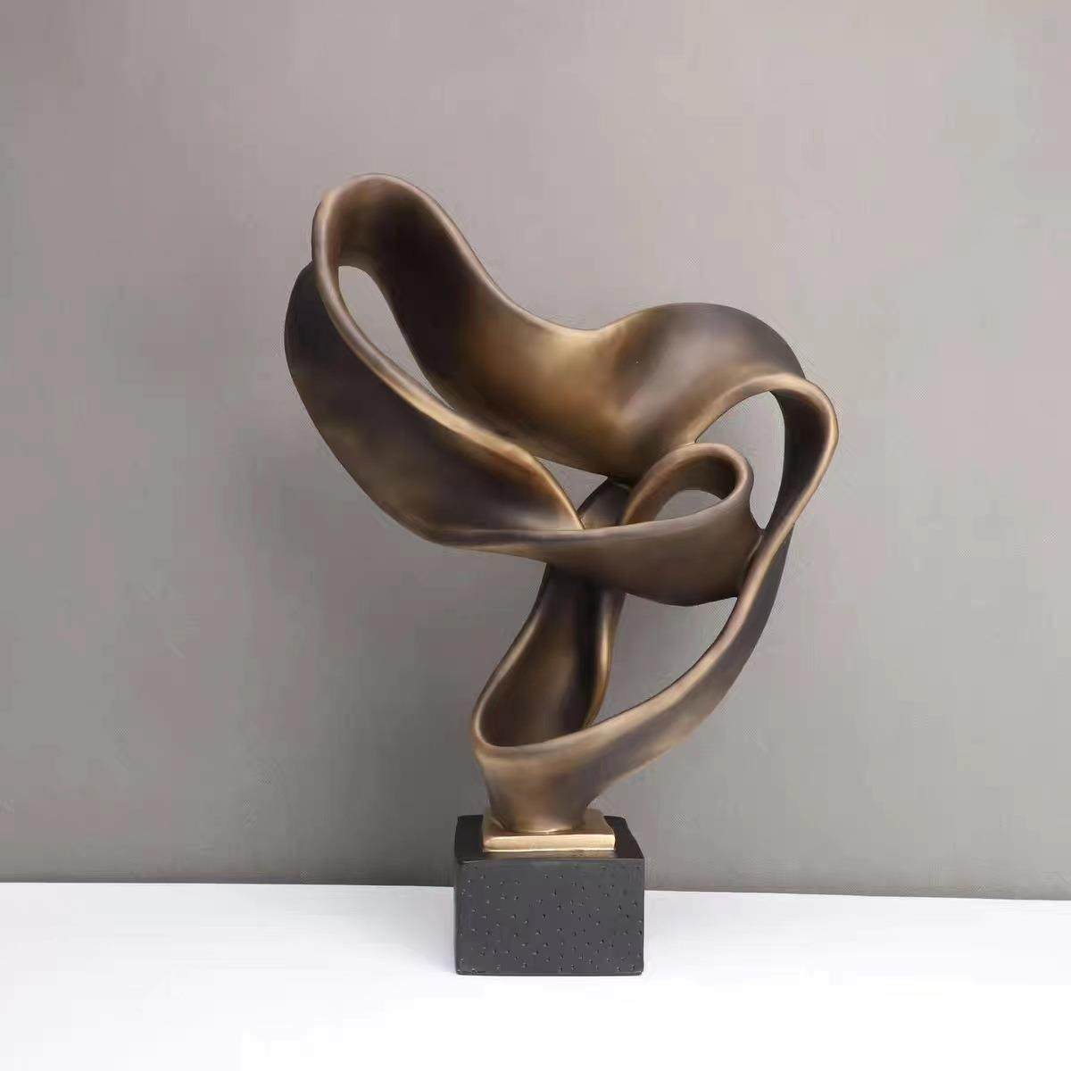 北欧抽象树脂飘带摆件样板房售楼部卧室书房客厅餐厅电视柜饰品,工业油品/胶粘/化学/实验室用品,其他实验室设备,淘宝优惠券,粉丝福利购,淘宝优惠卷