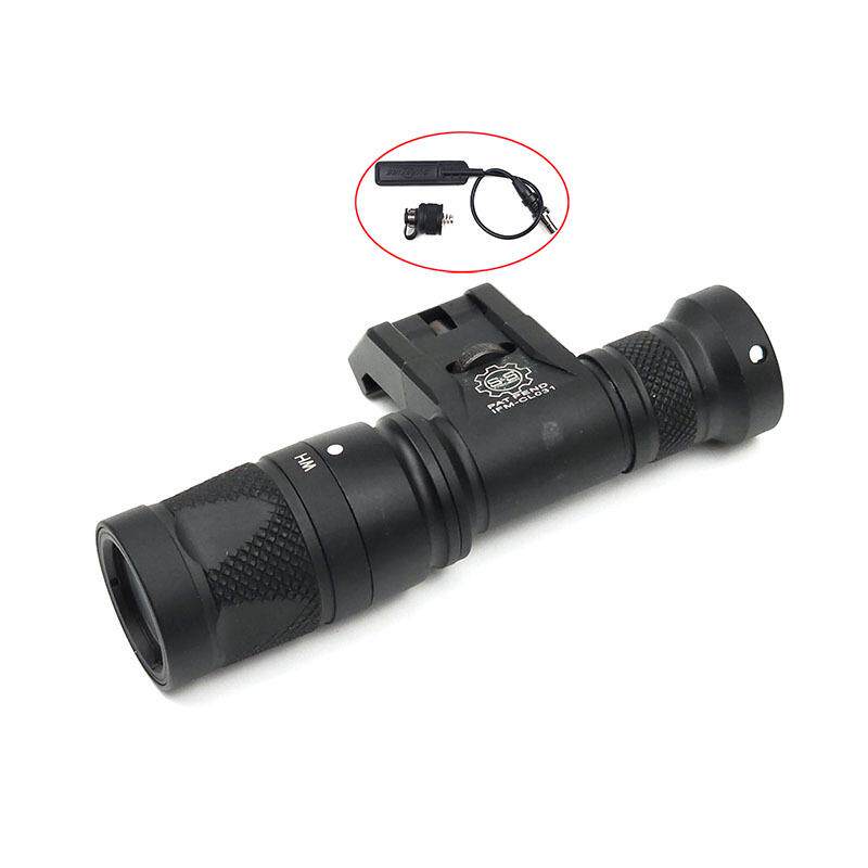 IFM M300V金属强光爆闪手电筒LED灯鼠尾线控手电筒
