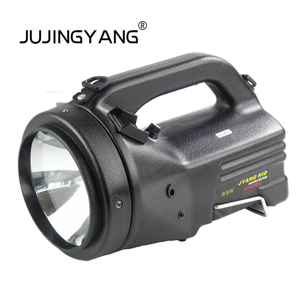俱竞阳 JY-833 强光锂电探照灯100W充电HID聚光手持灯搜索灯