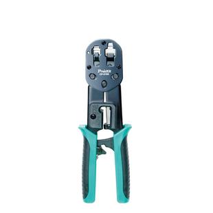 8P穿孔式 宝工 376N 网络棘轮压著钳网线钳压接钳