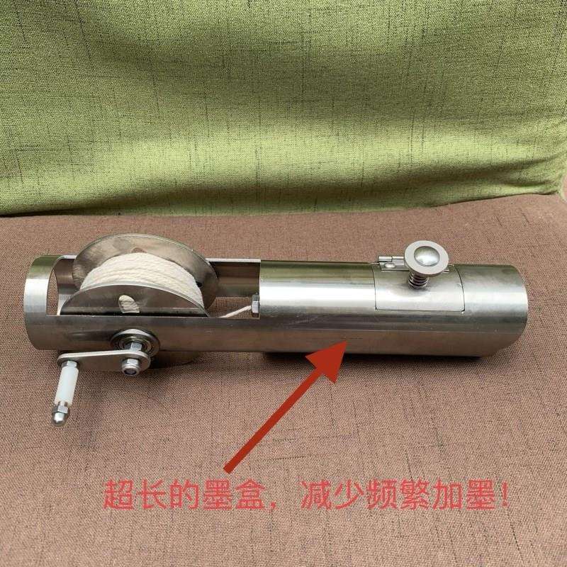 不锈钢墨斗工地放线装修施工木工水电工耐用耐摔金属铁制