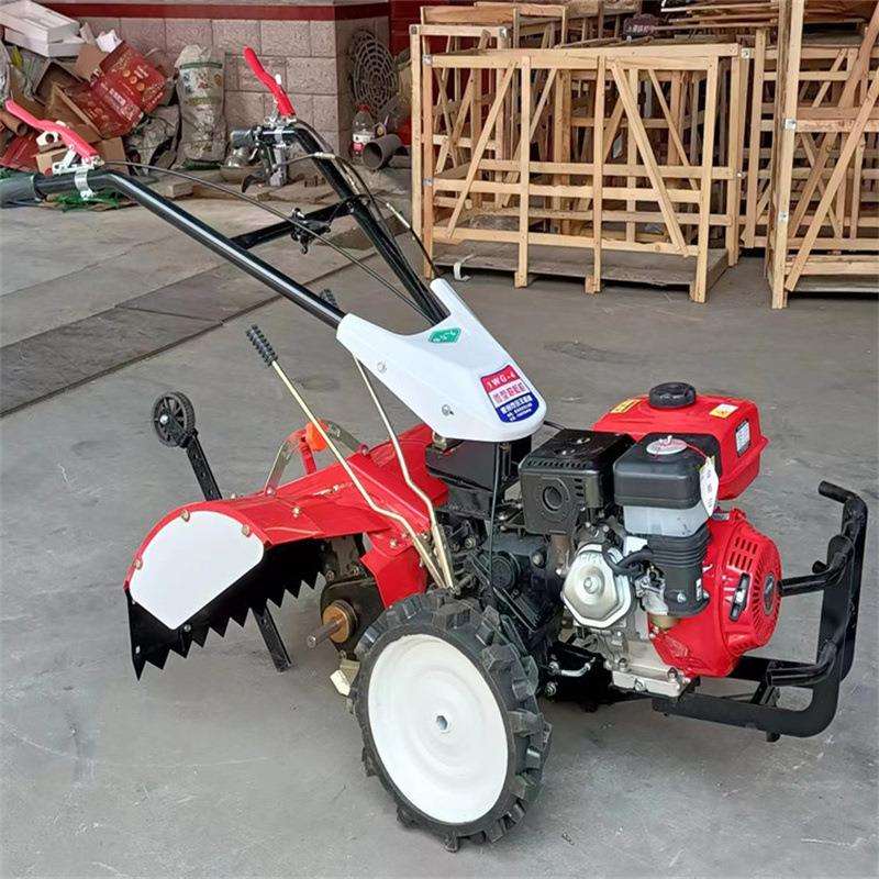 硬地深翻耕整犁田机开沟机多功能小型四驱微耕机手扶式农用旋耕机