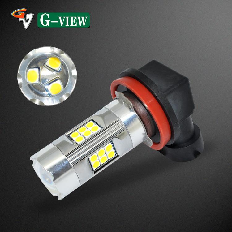 cree芯片80W大功率H8雾灯车用led日行灯 白光蓝光蓝光汽车LED雾灯图片
