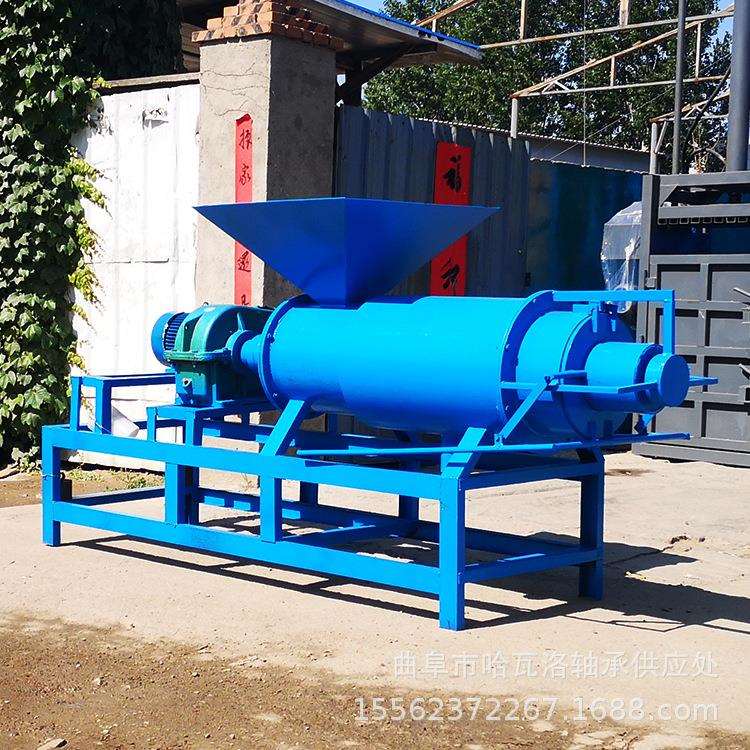 养猪场干湿分离机器 滚筒筛分离机视频 斜筛式固液分离机简介