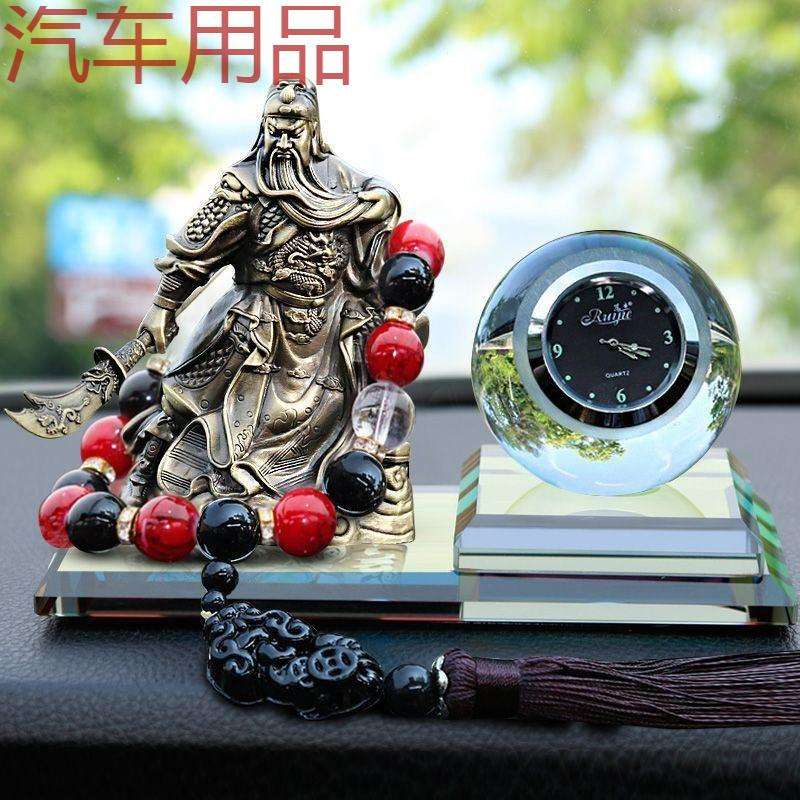 ShP汽车摆件新款车载车用佛关公武财神保苹安车内饰品中控台用品