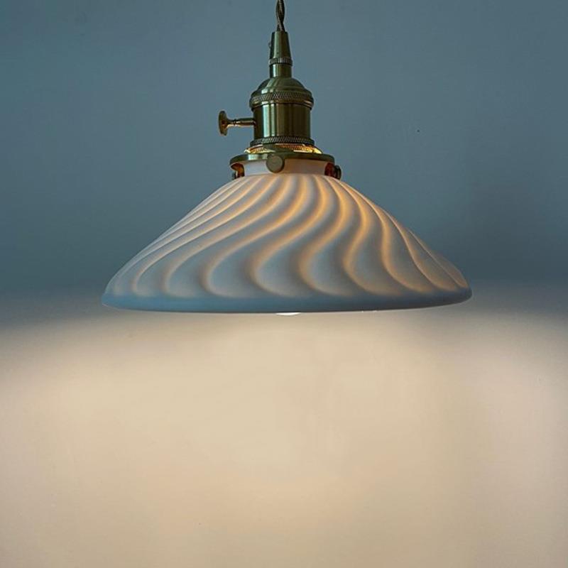 北欧轻奢全铜床头小吊灯后现代简约创意卧室书房设计师餐厅装饰灯