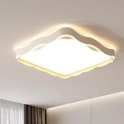 客厅主灯吸顶灯2025新款奶油风简约现代高级感护眼吸顶灯中山灯具