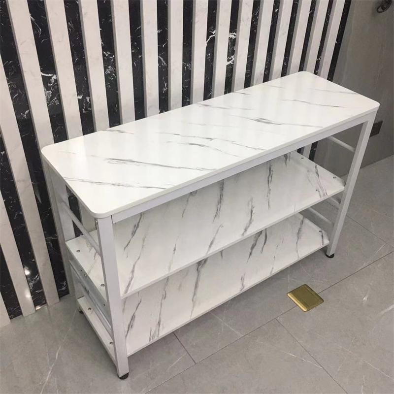 V厨房长桌切菜台多层微波炉架多功能家用备餐工作台简易收纳窄边