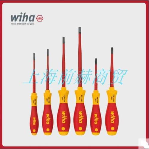 wiha威汉SoftFinish®电工绝缘细杆螺丝起子6件套41245