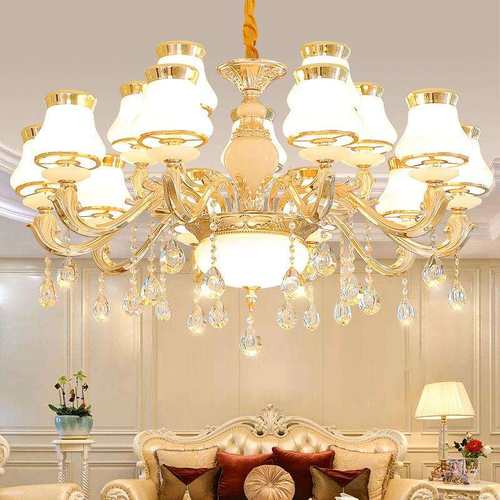 欧式吊灯客厅灯具奢华餐厅灯现代简约家用卧室灯led简欧新款吊灯