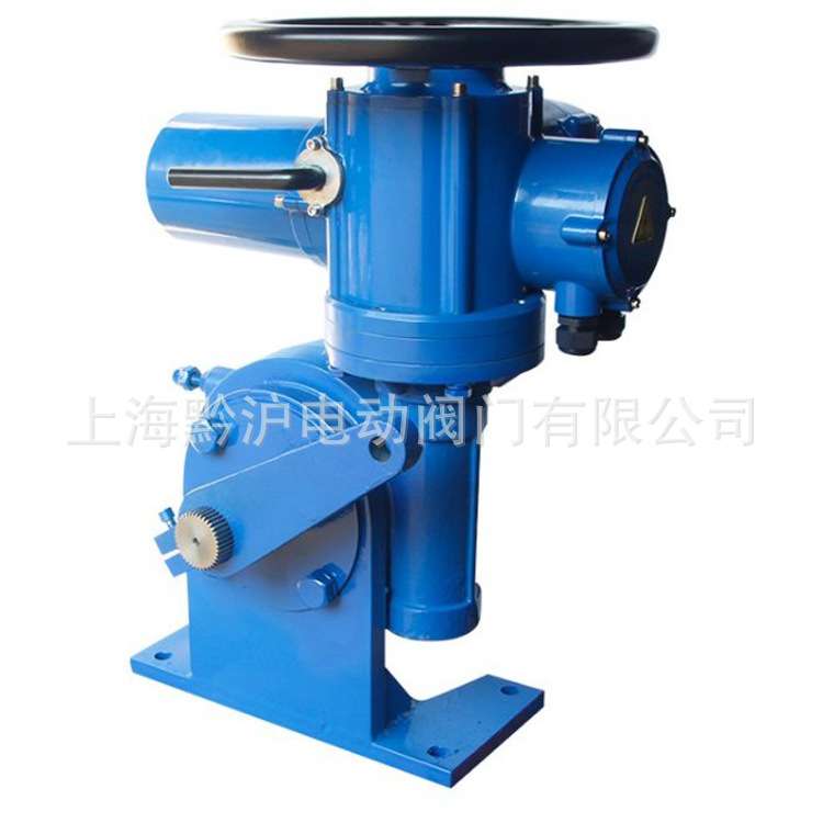 拐臂式智能电动执行器 10000N.m底座支架风门驱动装置4-20mA 控制