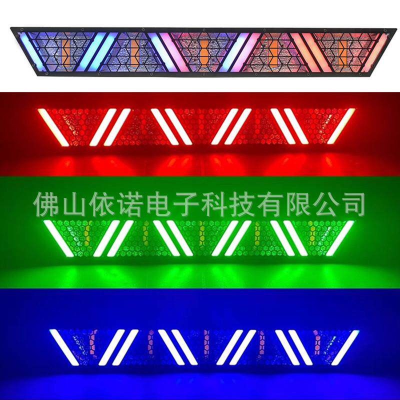 LED矩阵复古灯5颗50w全彩舞台爆闪光灯DJ迪斯科酒吧背景像素效果