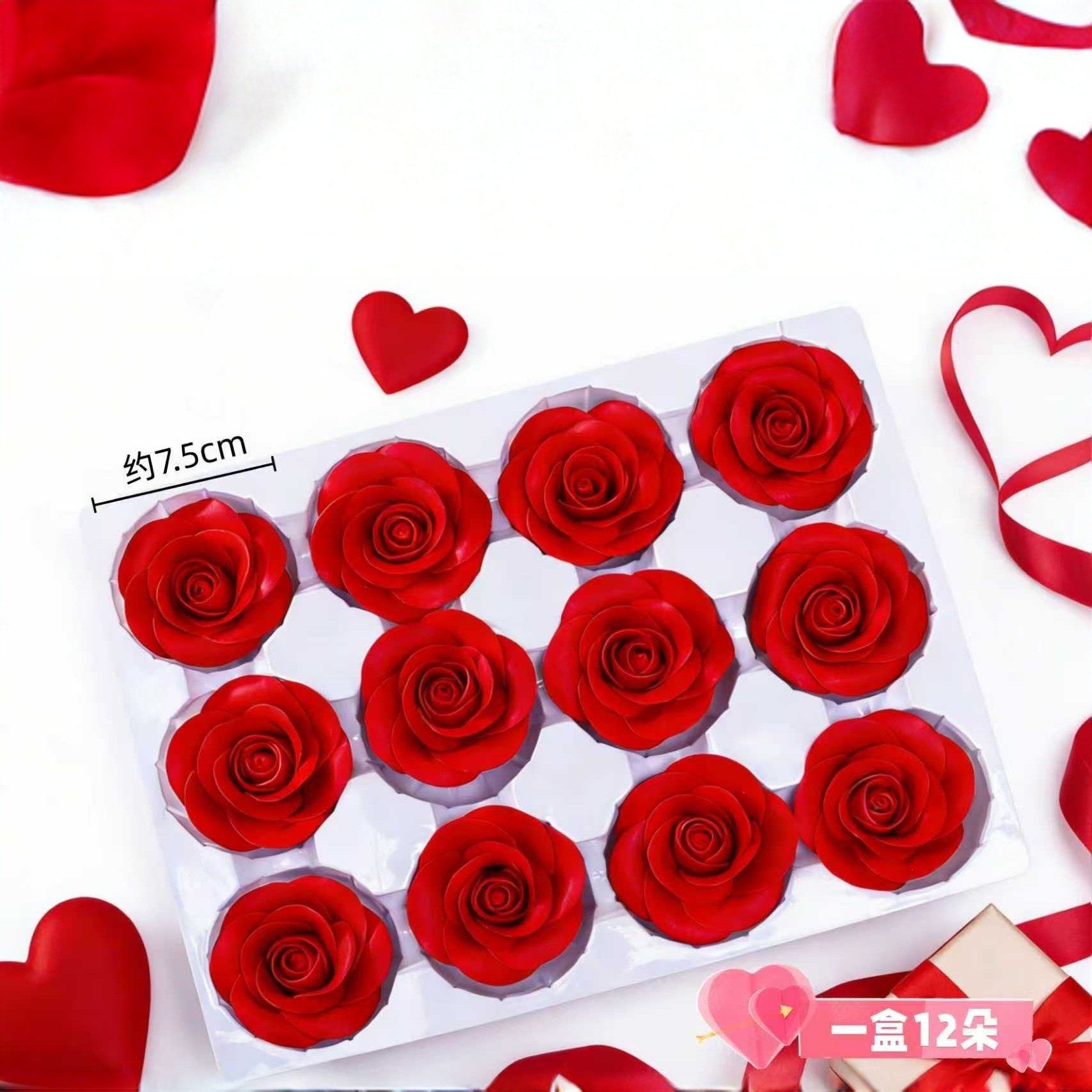 2026情人节翻糖玫瑰花巧克力爱心壳节日蛋糕装饰情侣纪念日表白,节庆用品/礼品,蛋糕/烘焙装饰用品,淘宝优惠券,粉丝福利购,淘宝优惠卷