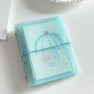 薄荷绿m5活页手账本活页可拆卸小众ins风便携拍立得收纳追星卡册