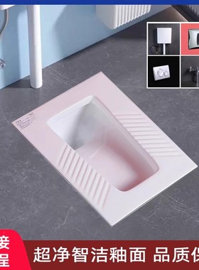 蹲便器K4005T卫生间大便池隐藏水箱脚踏阀感应器整套防臭蹲坑蹲厕