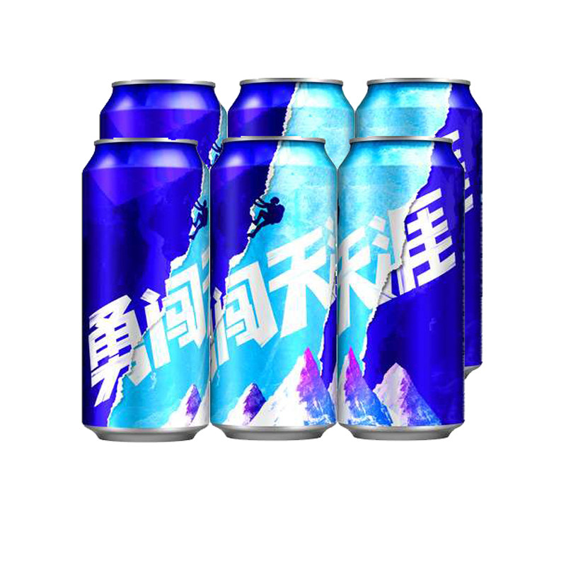雪花啤酒 (snow) 勇闯天涯500ml*6听  (新老包装随机)