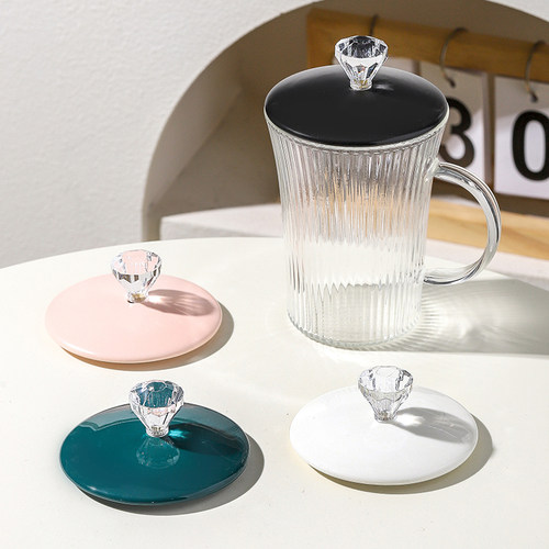 万能马克杯盖圆形通用大口径盖子