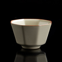 汝窯茶杯主人杯陶瓷單杯