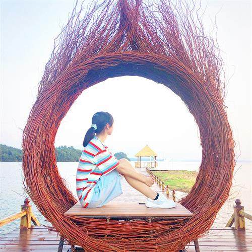 户外景区鸟巢庭院花园巴厘岛网红秋千阳台落地款藤编鸟窝打卡拍照,住宅家具,庭院凳,淘宝优惠券,粉丝福利购,淘宝优惠卷