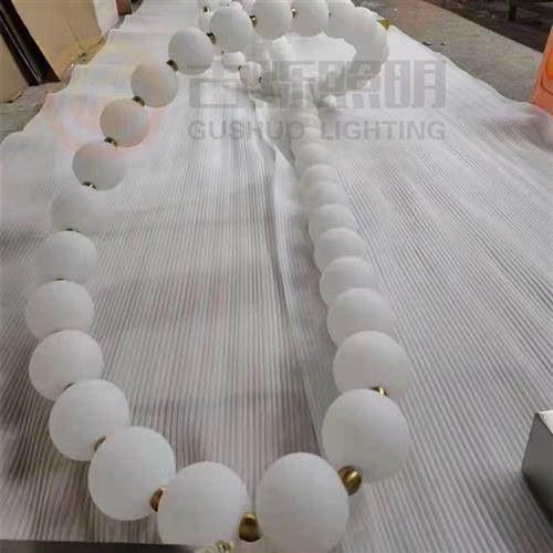 非标北欧现代简约吊灯大气轻奢楼梯间沙盘吊灯卧室客厅项链吊灯,家装灯饰光源,客厅吊灯,淘宝优惠券,粉丝福利购,淘宝优惠卷