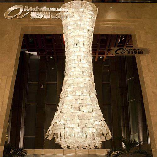 酒店工程吊线灯售楼艺术灯异形玻璃飞鱼吊线灯琉璃玻璃吊灯,家装灯饰光源,客厅吊灯,淘宝优惠券,粉丝福利购,淘宝优惠卷