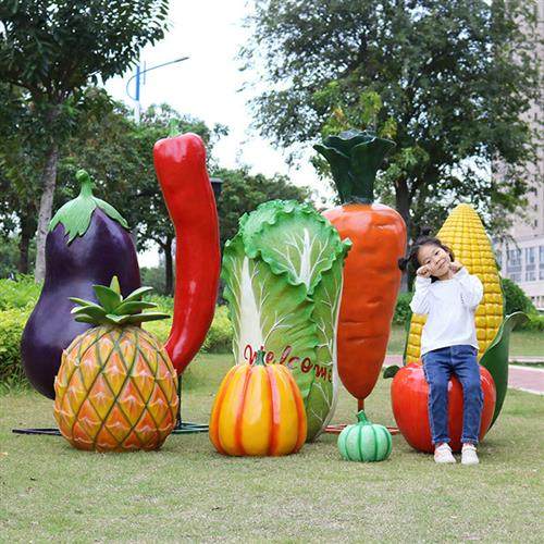 户外水果蔬菜模型道具玻璃钢雕塑仿真南瓜草莓荔枝农场花园装饰,基础建材,砂岩雕刻,淘宝优惠券,粉丝福利购,淘宝优惠卷