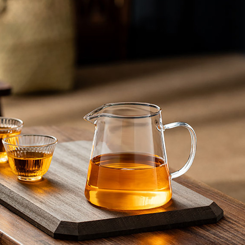 公道杯玻璃过滤泡茶茶具图片