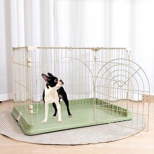 狗笼子家用小型犬中型犬泰迪柯基中型犬家用室内宠物围栏栅栏狗笼