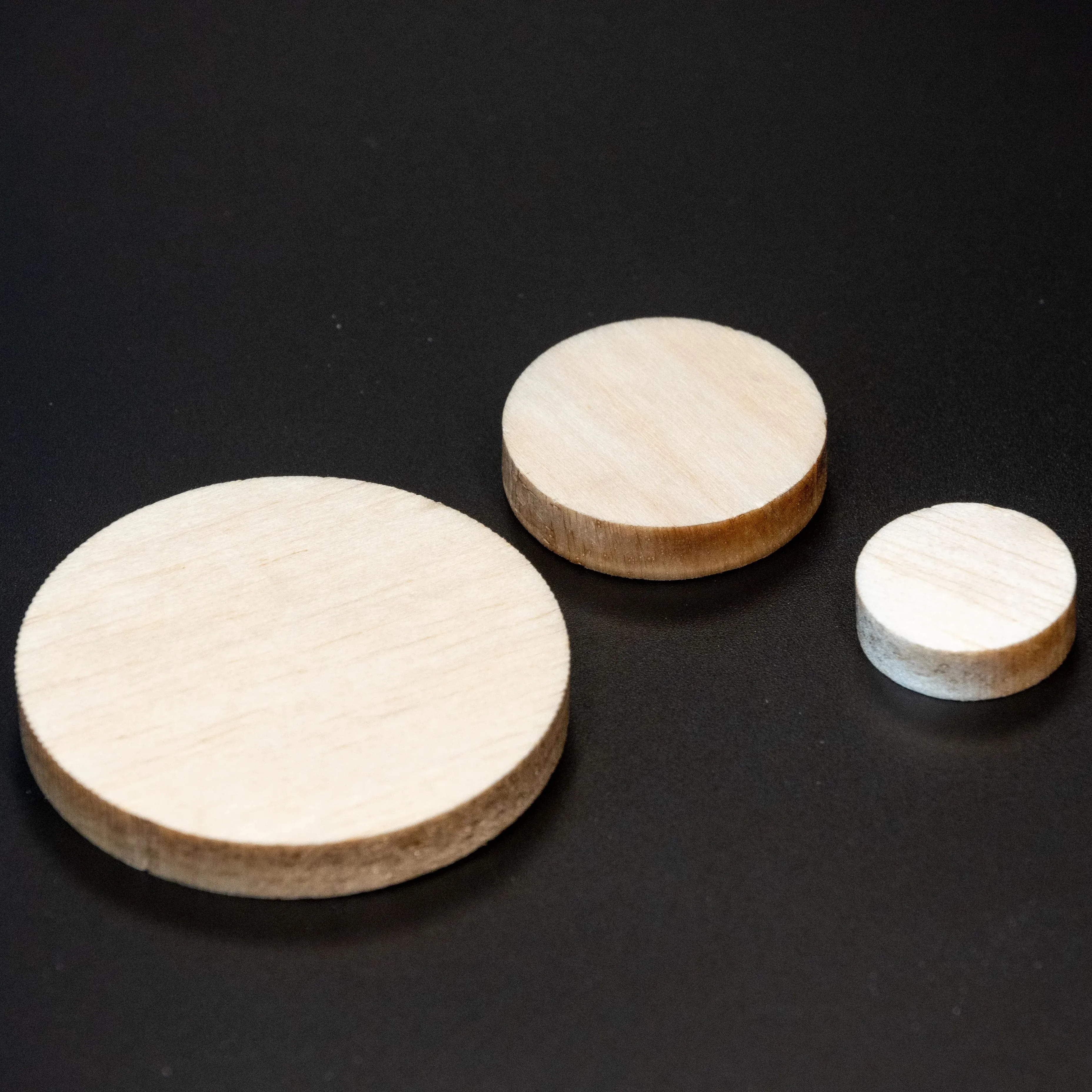 轻木圆片套装 软木块手工圆木片辅料工具定制模型制作木板材料