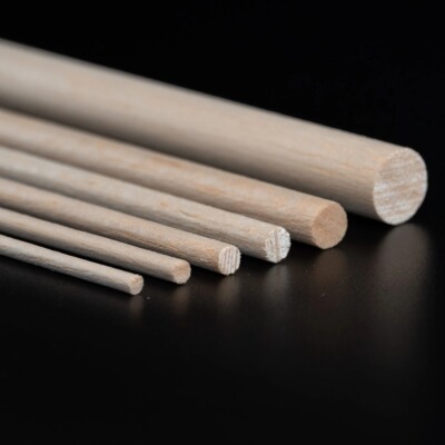 巴尔沙木圆棒 材料轻木巴沙木木棒diy飞机木头玩具balsa space