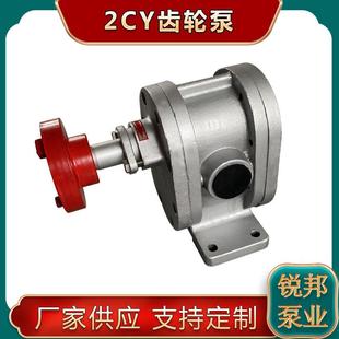 1.08不锈钢齿轮泵增压燃油泵电动单吸式 现货2CY 润滑油抽油泵