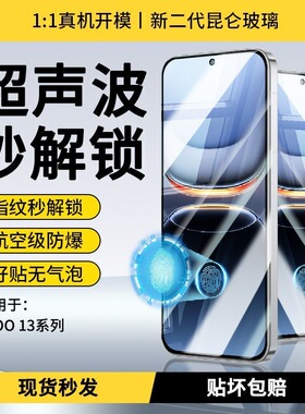 适用iqoo13钢化膜iqooneo9pro手机膜neo8磨砂vivoiqoo12/9/7/6竞速IQOOz9turbo全屏x水凝z10x活力11防窥9spro
