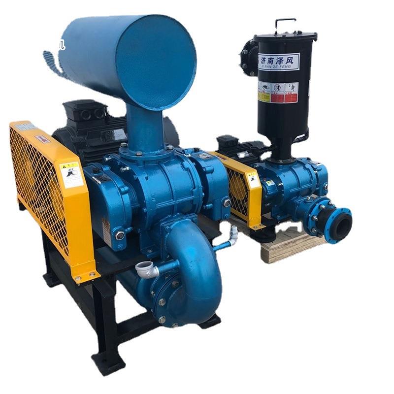 厂家销售罗茨风机罗茨增氧机污水处理设备三叶罗茨鼓风机