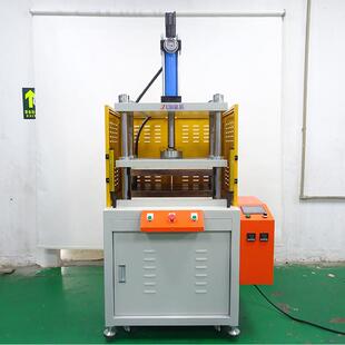 10T热压压合设备电芯热压整形机手动半自动自由切换四柱热压机