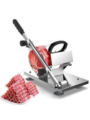 【买1送33】羊肉卷切片机家用自动羊肉片冻熟牛肉卷小型刨肉机神