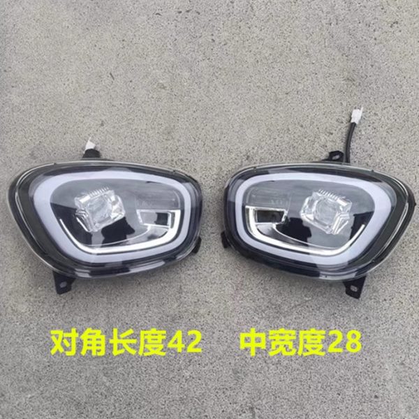 中网大灯玻璃前1钣金装饰金盛昊哈迈前杠盖M豪运机电动四轮车