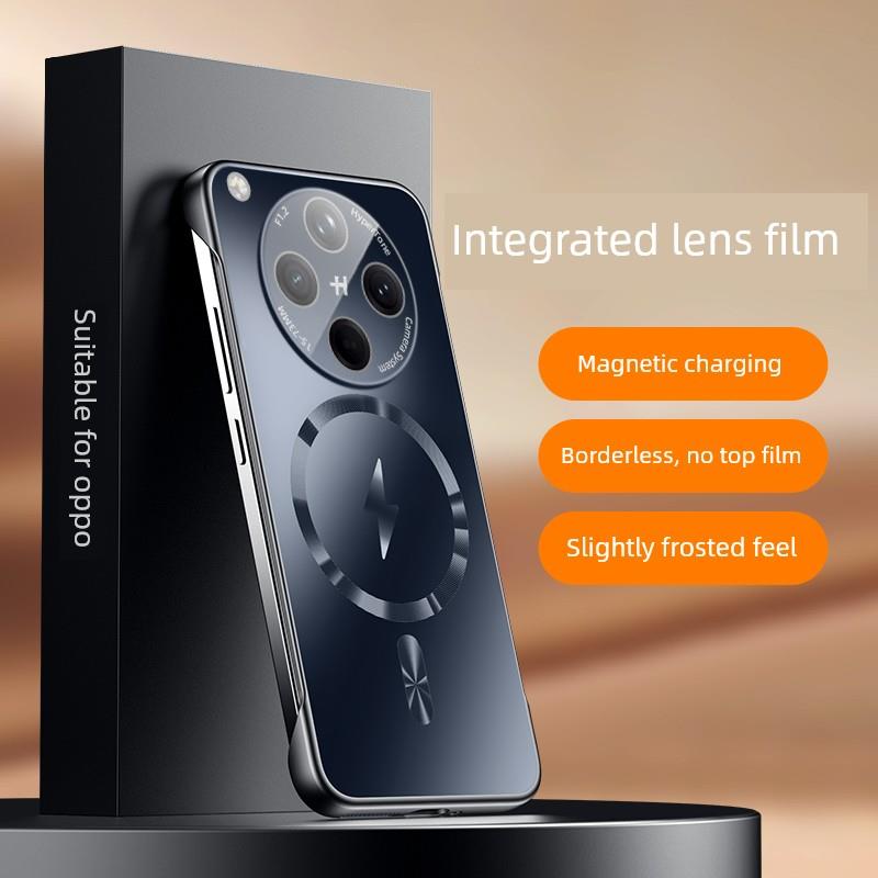 适用于opopfindx8s手机壳全包X8S+镜头防摔Oppo男女新款磁硬壳磁带X8S镜头膜冷却X8Ultra磨砂高端无框薄