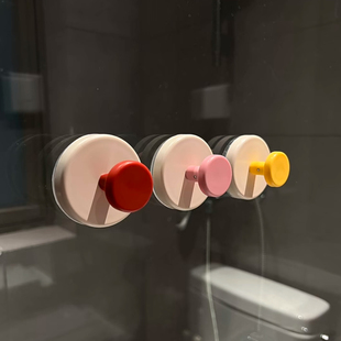 ININHOME家居馆吸盘挂钩免打孔门后挂衣钩壁挂卫生间强力粘钩挂钩