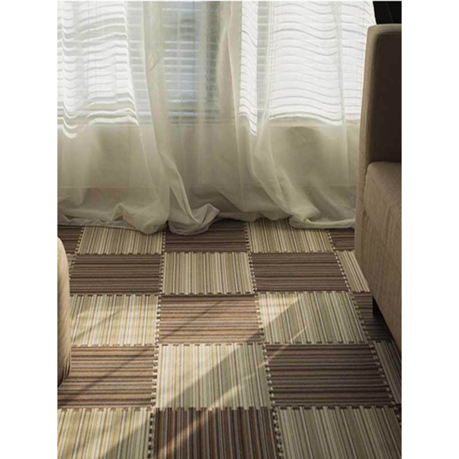 日式大面积房间拼接棉麻地毯方块泡沫地垫卧室全铺榻榻米夏天垫子