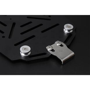 摩托车尾箱通用快拆底座垫铝合金垫子摩托车铝合金尾箱扣卡扣配件