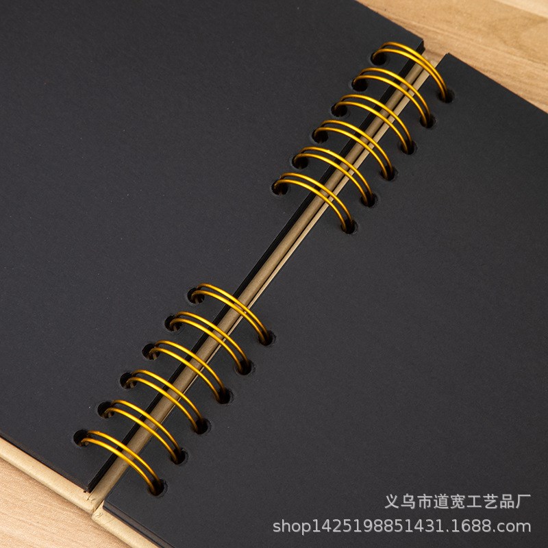 8x12英寸A4开窗相册粘贴式丝带相册礼盒套装000