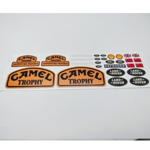1:10仿真攀爬车 路虎卫士 trx-4 骆驼杯D90 D110 贴纸