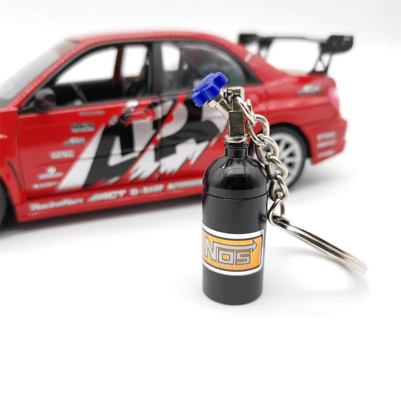 改装汽车钥匙扣 改装汽车nos氮气瓶钥匙扣 NOS装饰气瓶钥匙扣
