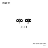 专用金属前保险杠拖车钩 10D110路虎骆驼杯仿真遥控攀爬车 D1RC