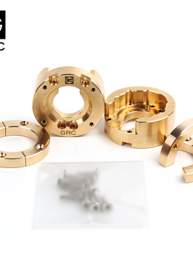 TRX4桥边配重块 竞技款 轴边转向配重 铜块黄铜配重 单边122g