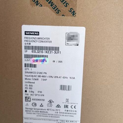 变频器6SL3210-1KE21-3UF16SL3210-1KE18-0UF16SL3210-1KE22-6UF1