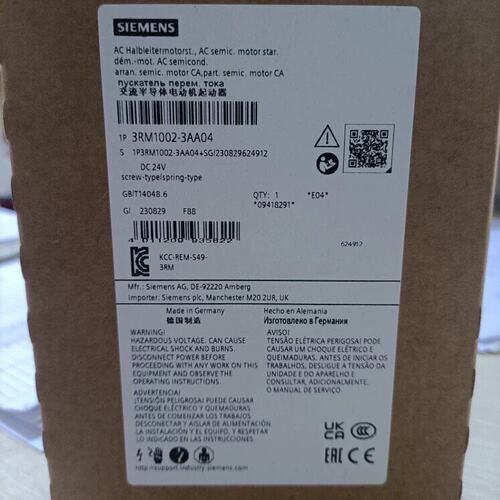 议价电动机起动器3RM1002-3AA043RM1002-1AA04