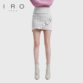 2026年春季 IRO NIGHT 粗花呢褶皱包臀短裙半身裙WM31LEELA22W