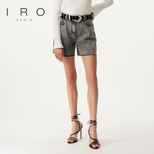 IRO NIGHT 2026春季毛须边牛仔短裤WP30QUINTA23S